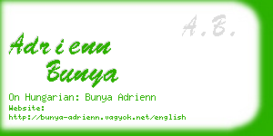 adrienn bunya business card